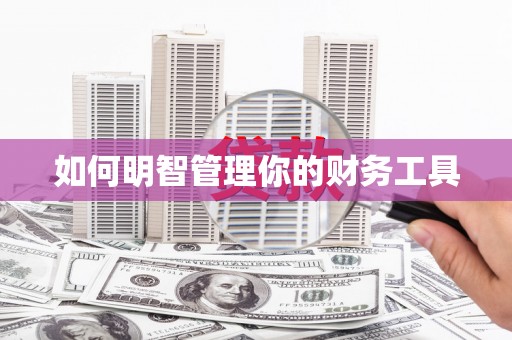 南溪如何明智管理你的财务工具