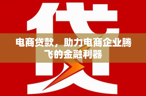 南溪电商贷款，助力电商企业腾飞的金融利器