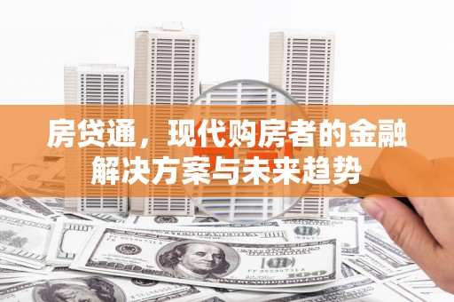 南溪房贷通，现代购房者的金融解决方案与未来趋势