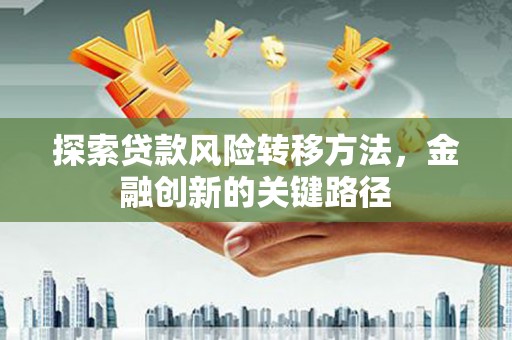 南溪探索贷款风险转移方法，金融创新的关键路径