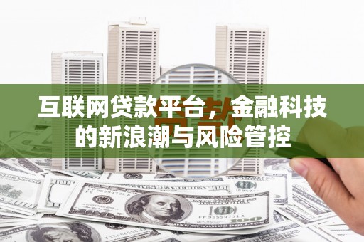 南溪互联网贷款平台，金融科技的新浪潮与风险管控
