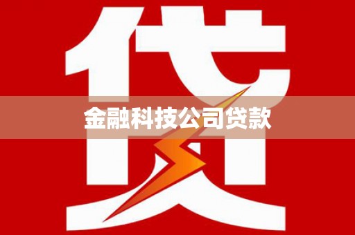 南溪金融科技公司贷款