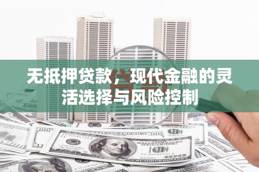 南溪无抵押贷款，现代金融的灵活选择与风险控制