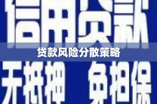 南溪贷款风险分散策略