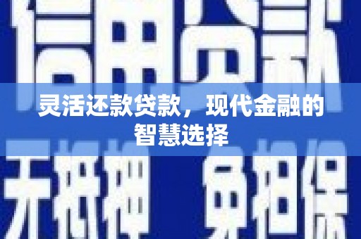 南溪灵活还款贷款，现代金融的智慧选择