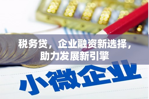南溪税务贷，企业融资新选择，助力发展新引擎