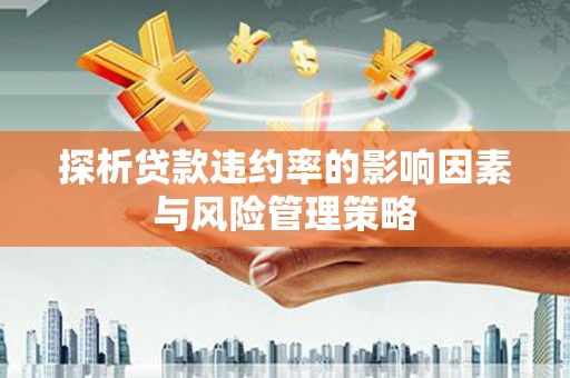 南溪探析贷款违约率的影响因素与风险管理策略