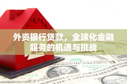 南溪外资银行贷款，全球化金融服务的机遇与挑战