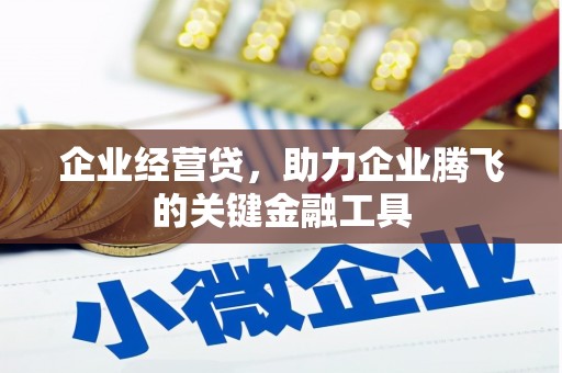南溪企业经营贷，助力企业腾飞的关键金融工具