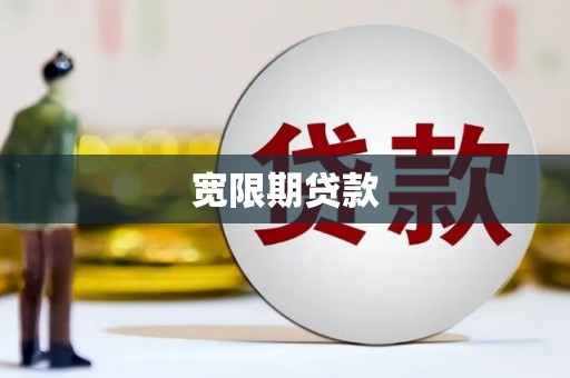 南溪宽限期贷款