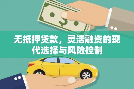 南溪无抵押贷款，灵活融资的现代选择与风险控制