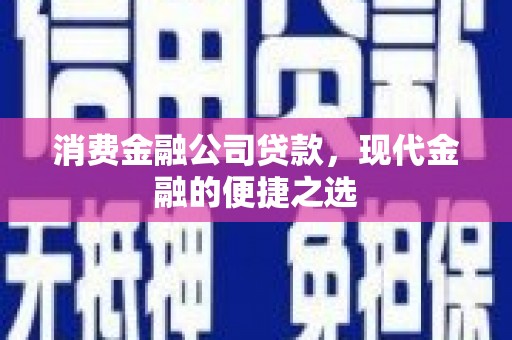 南溪消费金融公司贷款，现代金融的便捷之选