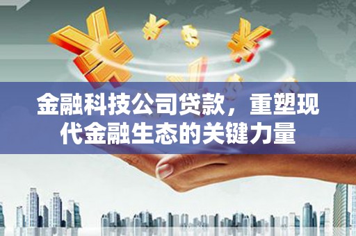 南溪金融科技公司贷款，重塑现代金融生态的关键力量