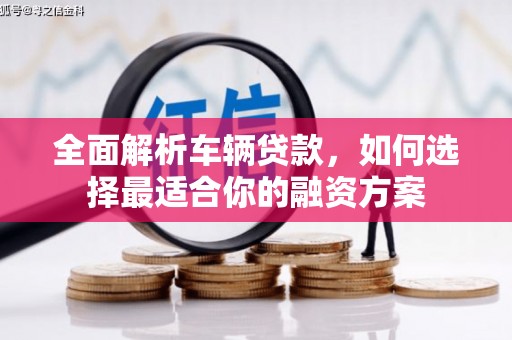 南溪全面解析车辆贷款，如何选择最适合你的融资方案