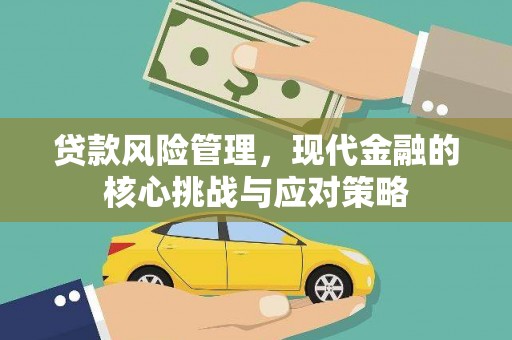 南溪贷款风险管理，现代金融的核心挑战与应对策略