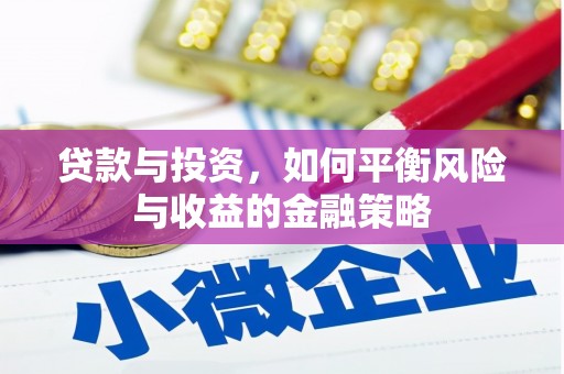 南溪贷款与投资，如何平衡风险与收益的金融策略
