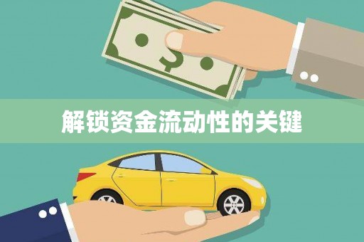 南溪解锁资金流动性的关键
