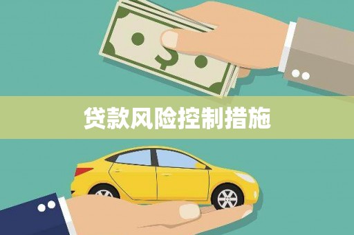 南溪贷款风险控制措施