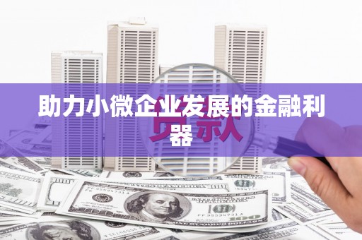 南溪助力小微企业发展的金融利器